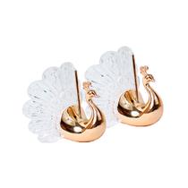 Kit 02 Lustres Pendente para Fixação no Teto 20cm em Acrílico com LED Integrado Design Moderno e Elegante para Sala, Cozinha e Quarto