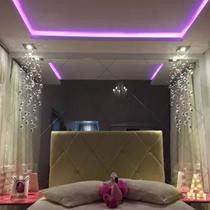 Kit 02 lustres /pendente para lateral de cama, com 1,10 metros de altura