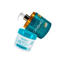 Kit 02 Mascaras Catiônica 450g e BTX Zero 250g Forever Liss