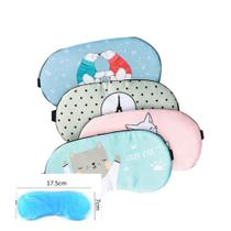 Kit 02 Mascaras de Repouso Para Dormir Estampada Skin Kare Com Gel