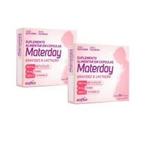 Kit 02 Materday Metilfolato Gravidez 30 Cápsulas Ecofitus Sabor:Sem sabor Kit 02 Materday Metilfolato Gravidez 30 Cápsulas Ecofitus Sabor:Sem sabor
