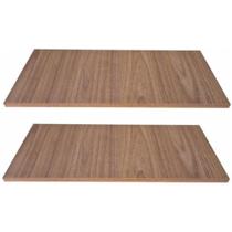 Kit 02 MDF Prateleira 15mm 60x45 Cor Nogal Manchester Kit 02 MDF Prateleira 15mm 60x45 Cor Nogal Manchester