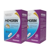 Kit 02 Memorin Fosforo e Vitaminas Maxinutri 60 Capsulas