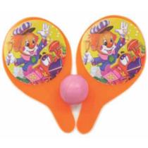 kit 02 Mini Raquete De Mesa Ping Pong Com Bolinha Brinquedo Infantil - Mini Toys