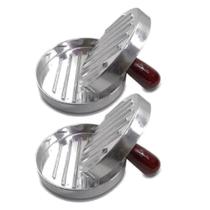 Kit 02 Molde para Hamburguer Forma Artesanal Modelar 11,5cm