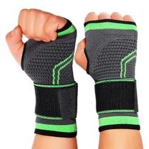 Kit 02 Munhequeira de Punho Pulso Tendinite Órtese Alta Compressão Elástica Ajustável Ortopédica Kit 02 Munhequeira de Punho Pulso Tendinite Órtese Alta Compressão Elástica Ajustável Ortopédica