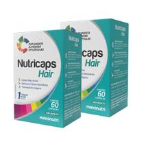 Kit 02 Nutricaps Hair Polivitaminico Maxinutri 60 Capsulas