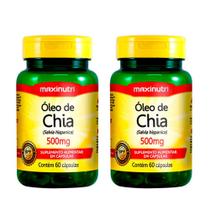 Kit 02 Oleo de Chia 500mg 60 Capsulas Loja Maxinutri Kit 02 Oleo de Chia 500mg 60 Capsulas Loja Maxinutri