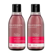 Kit 02 Óleo de Rosa Mosqueta Farmax 100ml Capilar e Corporal