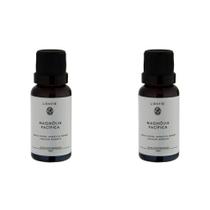 Kit 02 óleos Concentrado Magnólia Pacífica 20ml Lenvie Kit 02 óleos Concentrado Magnólia Pacífica 20ml Lenvie