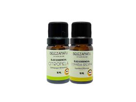 Kit 02 óleos essenciais belezanatu citronela e copaíba 10ml