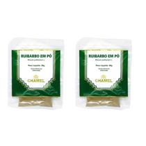 Kit 02 Pacote de Chá de Ruibarbo Pó 30g - Chamel