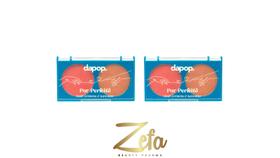 Kit 02 Paleta Duo Blush Cintilante E Iluminador CorA - Dapop