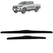 Kit 02 Palheta Parabrisa Silicone Dianteira Especifica Toyota Hilux 2015 Até 2018