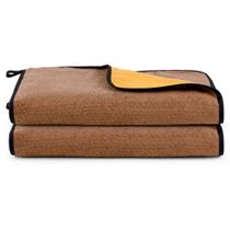 Kit 02 Panos Flanela E Microfibra Dupla Face Toalha Para Limpeza Em Geral Casa Carro Moto