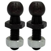 Kit 02 Parafuso Esférico M6 Com Porca Capô Amortecedor Porta Malas Universal Kit 02 Parafuso Esférico M6 Com Porca Capô Amortecedor Porta Malas Universal