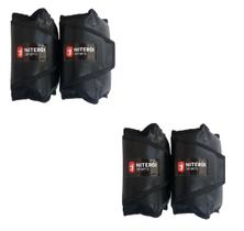 Kit 02 Pares Caneleiras Profissional 3 e 4 kg Fisio Musculação NitSpo