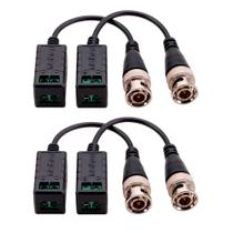 Kit 02 Pares Conversor Balun Passivo Intelbras VB 501 P - Compatíveis com Analógicas HD, Full HD, 4MP e 4K