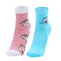 Kit 02 pares de meias Adulto 34 a 39 soquete Mônica - Turma da Mônica