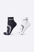 Kit 02 Pares Meia Corrida Prime HUPI Preto e Branco 36-42 Kit 02 Pares Meia Corrida Prime HUPI Preto e Branco 36-42