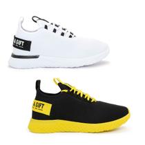 Kit 02 Pares Tênis para Academia Olimp Esportivo Masculino BF Shoes