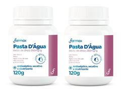 Kit 02 Pasta DÁgua com Glicerina Farmax 120g Proteção Contra Assaduras, Alívio Imediato, Hidratação e Cuidado da Pele