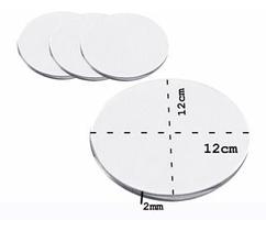 Kit 02 pçs Base Acrílica Redonda Transparente 12cm - RU53 Kit 02 pçs Base Acrílica Redonda Transparente 12cm - RU53