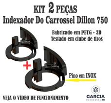 Kit 02 Peças Indexador Do Carrossel Para Dillon 750 Fabricado Em 3d - Garcia 3D