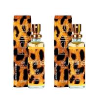 Kit 02 Perfume Feminino Felina Amakha Paris 15Ml Para Bolsa