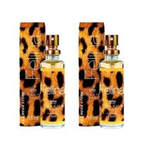 Kit 02 Perfume Feminino Felina Amakha Paris 15ml Para Bolsa
