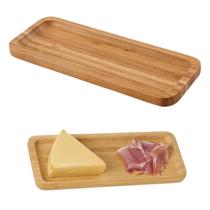 Kit 02 Petisqueira Bambu Retangular Petisco Frios Queijo Eventos Churrasco Reuniões Decoração Casa Banheiro Cozinha 26cm Kit 02 Petisqueira Bambu Retangular Petisco Frios Queijo Eventos Churrasco Reuniões Decoração Casa Banheiro Cozinha 26cm