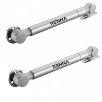 Kit 02 Pistões á Gás Força Inversa 60n 80n 100n Branco/Cinza