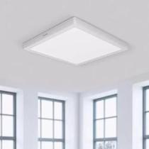Kit 02 Plafon Led 42w Sobrepor 40x40 Quadrado Teto Bivolt Painel led Luz Fria Bivolt 110/220v Fácil instalação