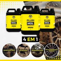 Kit 02 Pluri Mol 5l Detergente Auto Easytech Limpeza Pesada