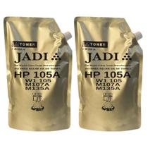 Kit 02 Pó Para Recarga 1kg Específico Para Toner W1105 W1105A 105A Kit 02 Pó Para Recarga 1kg Específico Para Toner W1105 W1105A 105A