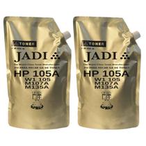 Kit 02 Pó Para Recarga 1kg Específico Para Toner W1105 W1105A 105A Kit 02 Pó Para Recarga 1kg Específico Para Toner W1105 W1105A 105A
