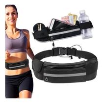 Kit 02 Pochete Colorida Unissex Esportiva Sem Volume Compacta Leve impermeável porta celular garrafa