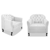 Kit 02 Poltrona Julia A02 Corano - Doce Sonho Móveis