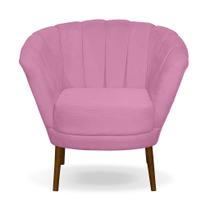 Kit 02 Poltrona Pétala Flor Decorativa Suede Rose