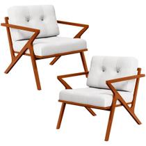 Kit 02 Poltronas Decorativas Com Cintas De Corano Laís B04 Facto Branco - Lyam Decor Kit 02 Poltronas Decorativas Com Cintas De Corano Laís B04 Facto Branco - Lyam Decor