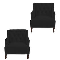 Kit 02 Poltronas Genesis Preto Kit 02 Poltronas Genesis Preto