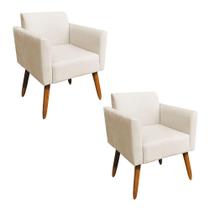 Kit 02 Poltronas Marisa Bege Kit 02 Poltronas Marisa Bege