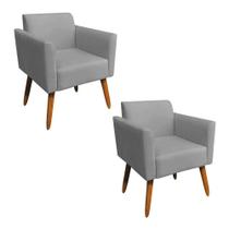 Kit 02 Poltronas Marisa Grafite Kit 02 Poltronas Marisa Grafite