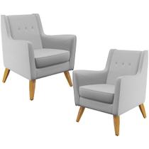 Kit 02 PoltronasTaroba D02 Cinza D-315