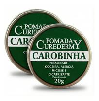 Kit 02 Pomada Carobinha Para Coceiras Alergias Micose 20g Carobinha