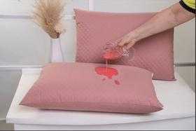 Kit 02 Porta Travesseiro Matelado 400 Fios 70cm x 50cm Cores Lisas