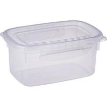 Kit 02 Potes Com Trava Hermético Marmita Saladas 460ml