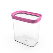 Kit 02 Potes Herméticos Mantimentos Para Café E Açúcar 1,5l