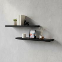 Kit 02 Prateleiras MDF 40cm Nichos Sala Quarto Banheiro Cozinha Kit 02 Prateleiras MDF 40cm Nichos Sala Quarto Banheiro Cozinha