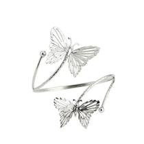 Kit 02 Prendedores de cortina Luxo Borboleta Dourada Aro Recartilhado